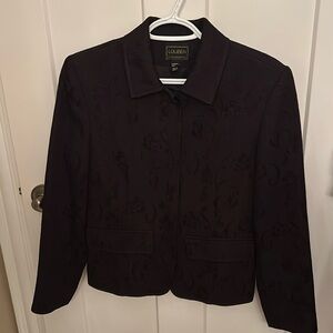 Eggplant Brocade Blazer size 4